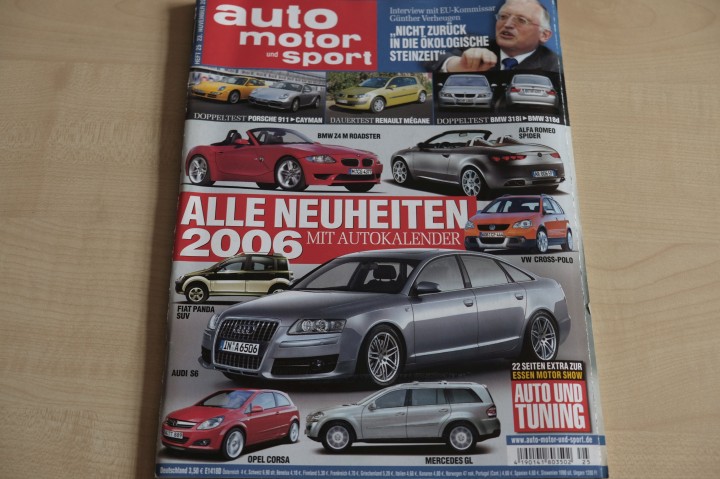 Deckblatt Auto Motor und Sport (25/2005)